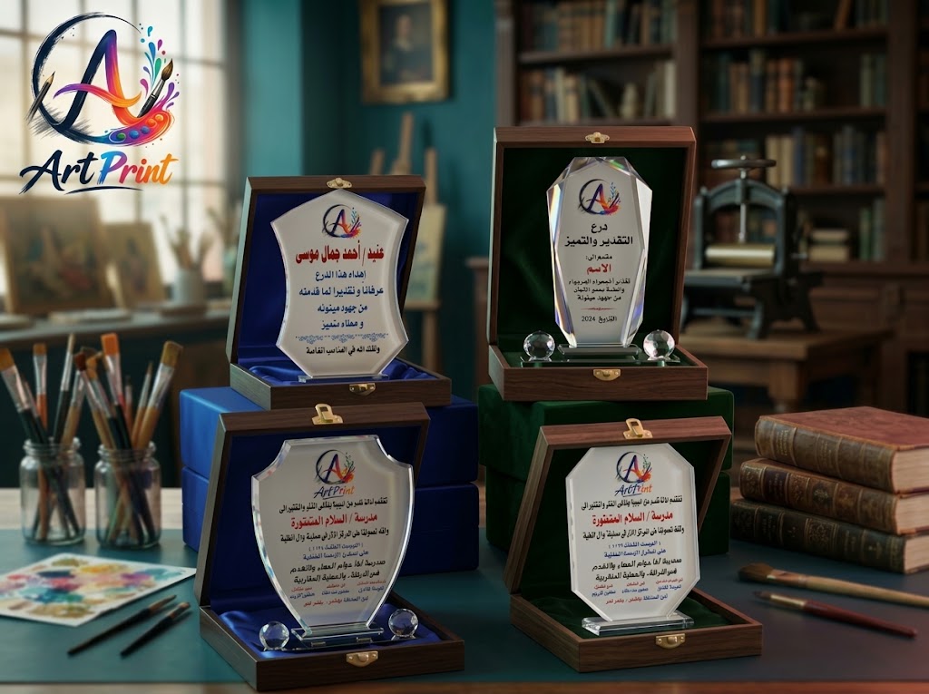 دروع التكريم الكريستالية
